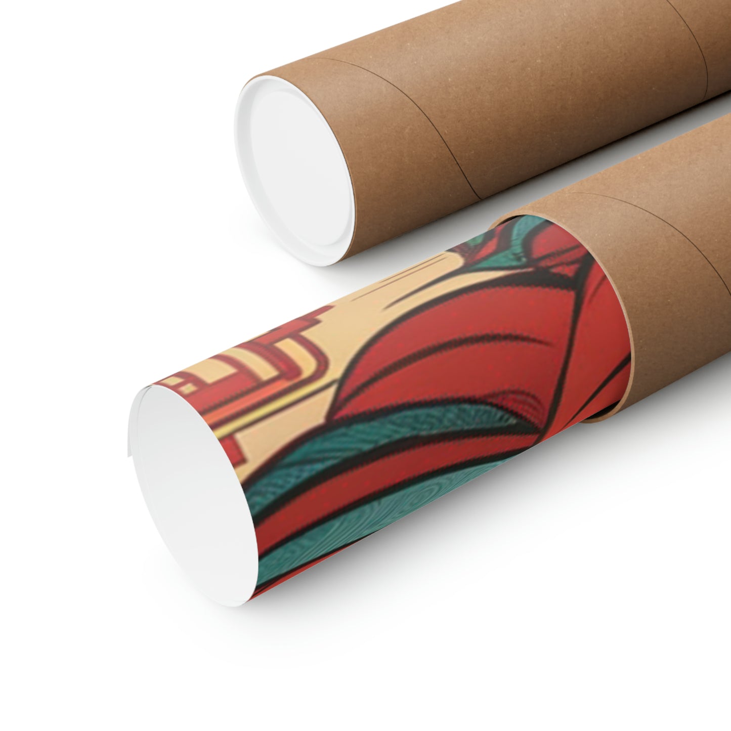 "Qiu Ying-Inspired Justice Poster Prints for Home Decor" by PenPencilArt