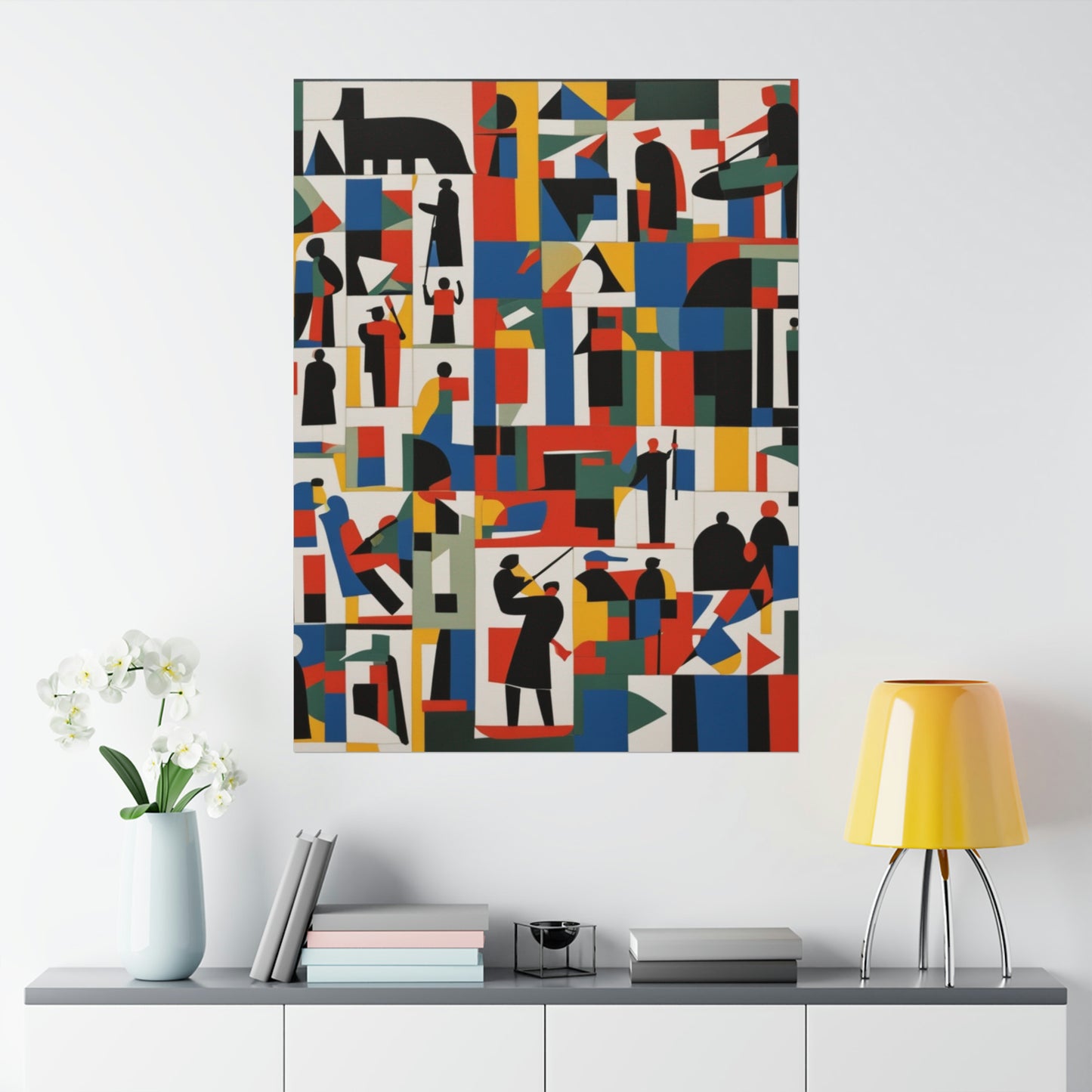 "Kazimir Malevich-Inspired Death Poster Print" by PenPencilArt
