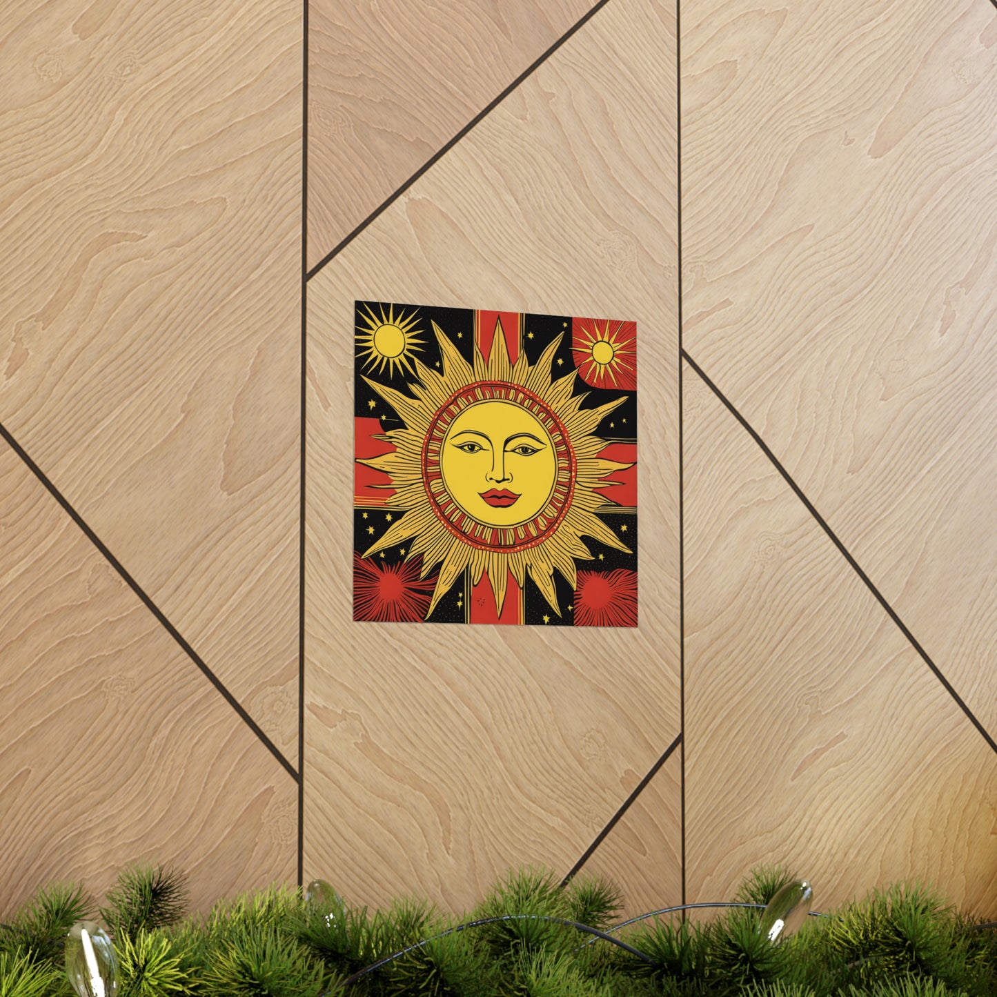 "Andy Warhol Inspired "The Sun" Poster Print" by PenPencilArt