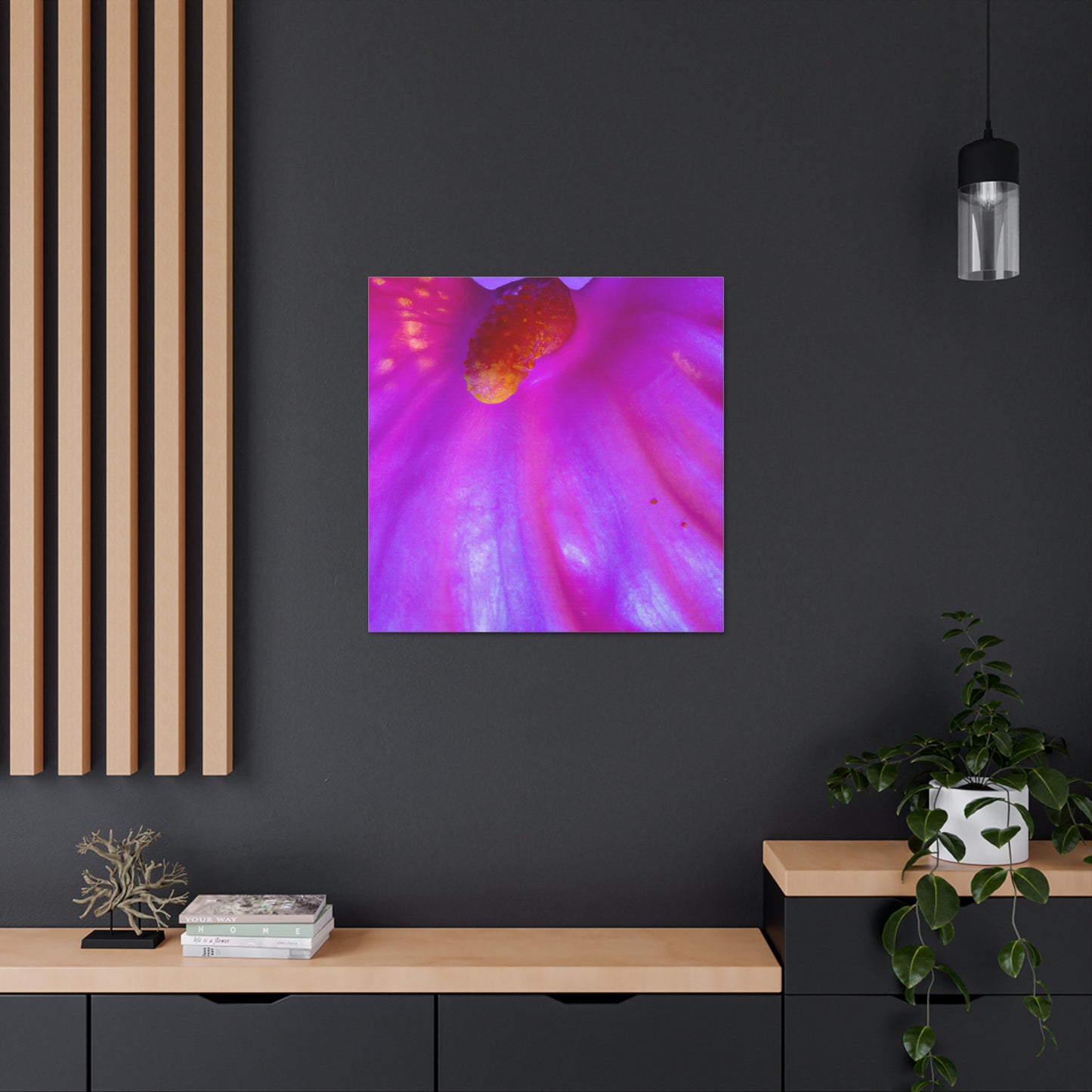 "Vibrant Floral Canvas Prints Inspired by Georgia O'Keeffe Artwork" by PenPencilArt