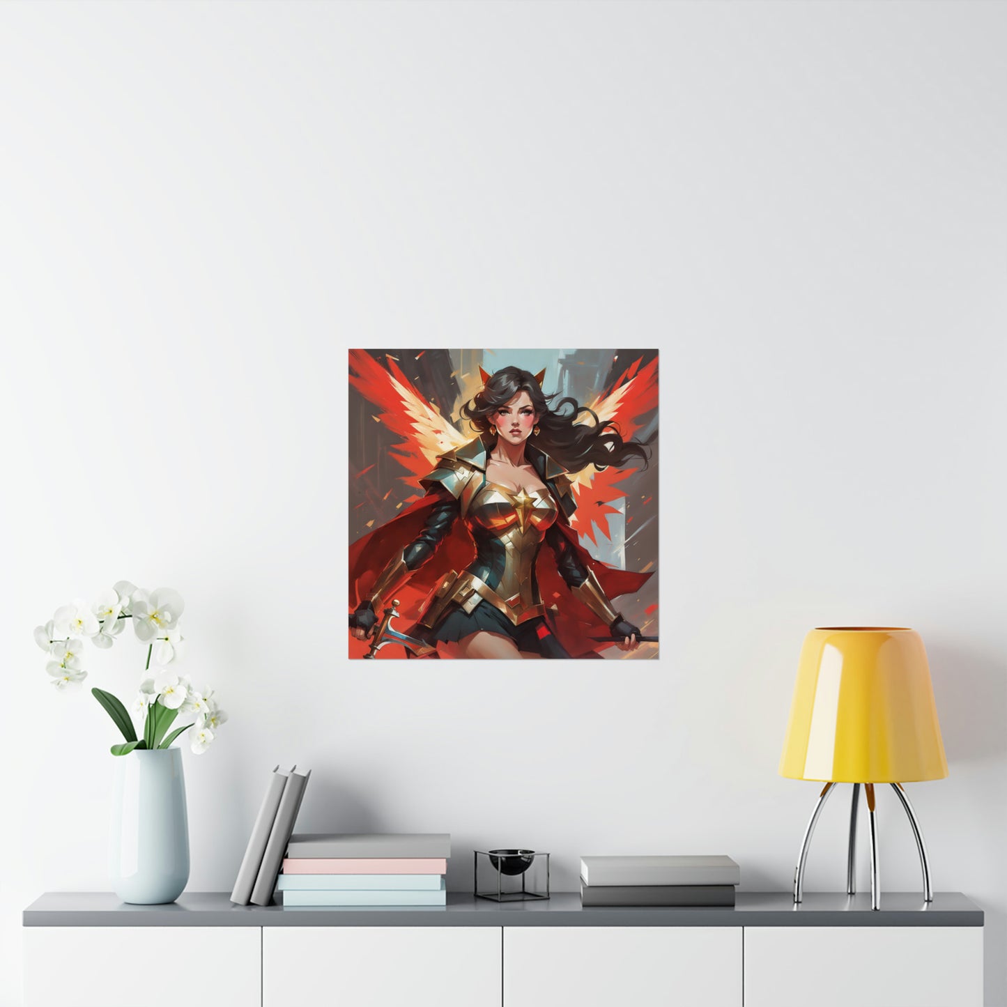 "Krenz Cushart-Inspired Justice Print from Kawacy & Neoism" by PenPencilArt