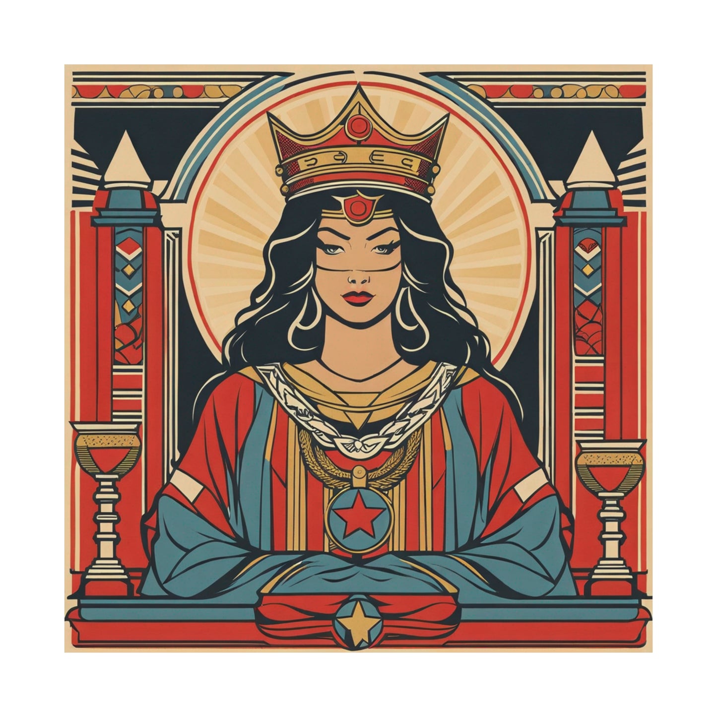 "Justice Inspired Nara Yoshimoto Poster Prints" by PenPencilArt