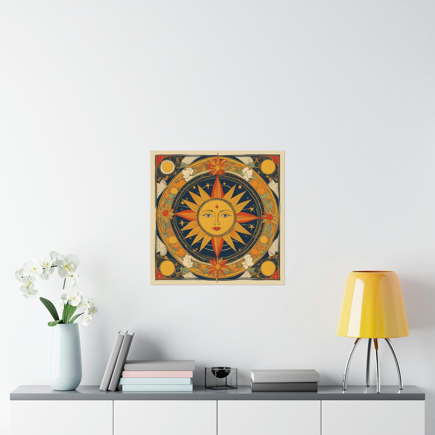 "Nara Yoshimoto-Inspired 'The Sun' Poster Print" by PenPencilArt