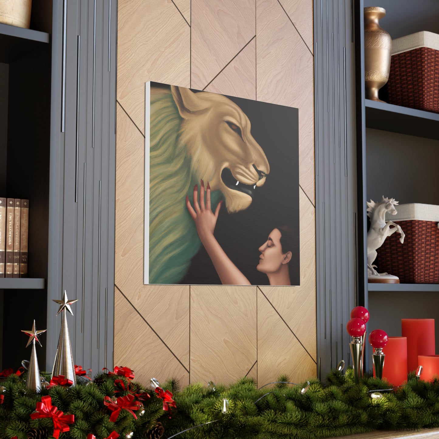 "Strength-Inspired Canvas Prints in the Style of Georgia O'Keeffe" by PenPencilArt