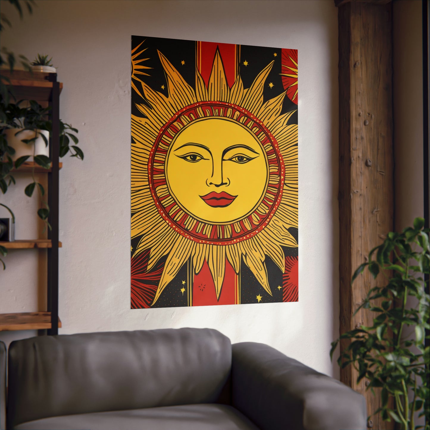 "Andy Warhol Inspired "The Sun" Poster Print" by PenPencilArt