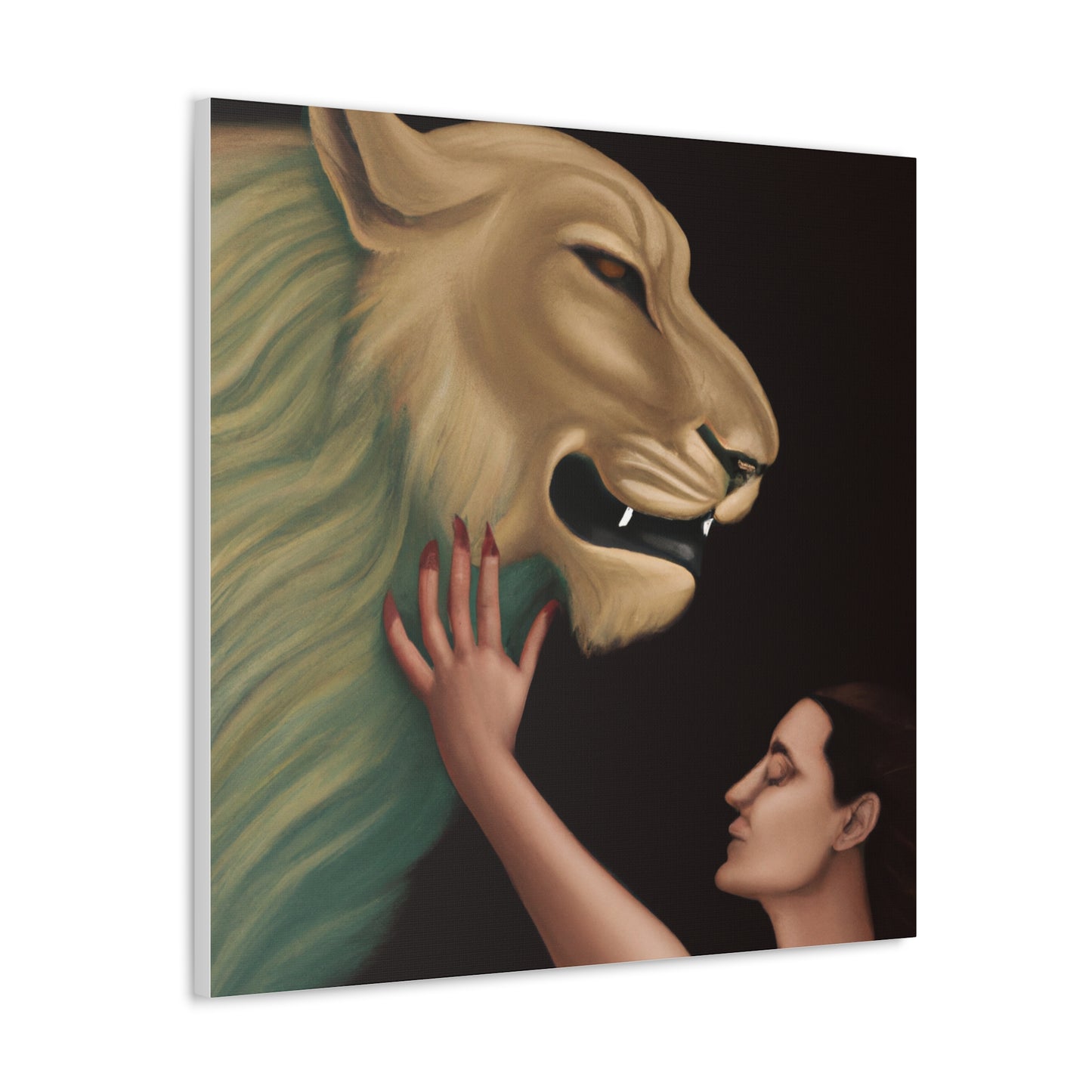 "Strength-Inspired Canvas Prints in the Style of Georgia O'Keeffe" by PenPencilArt