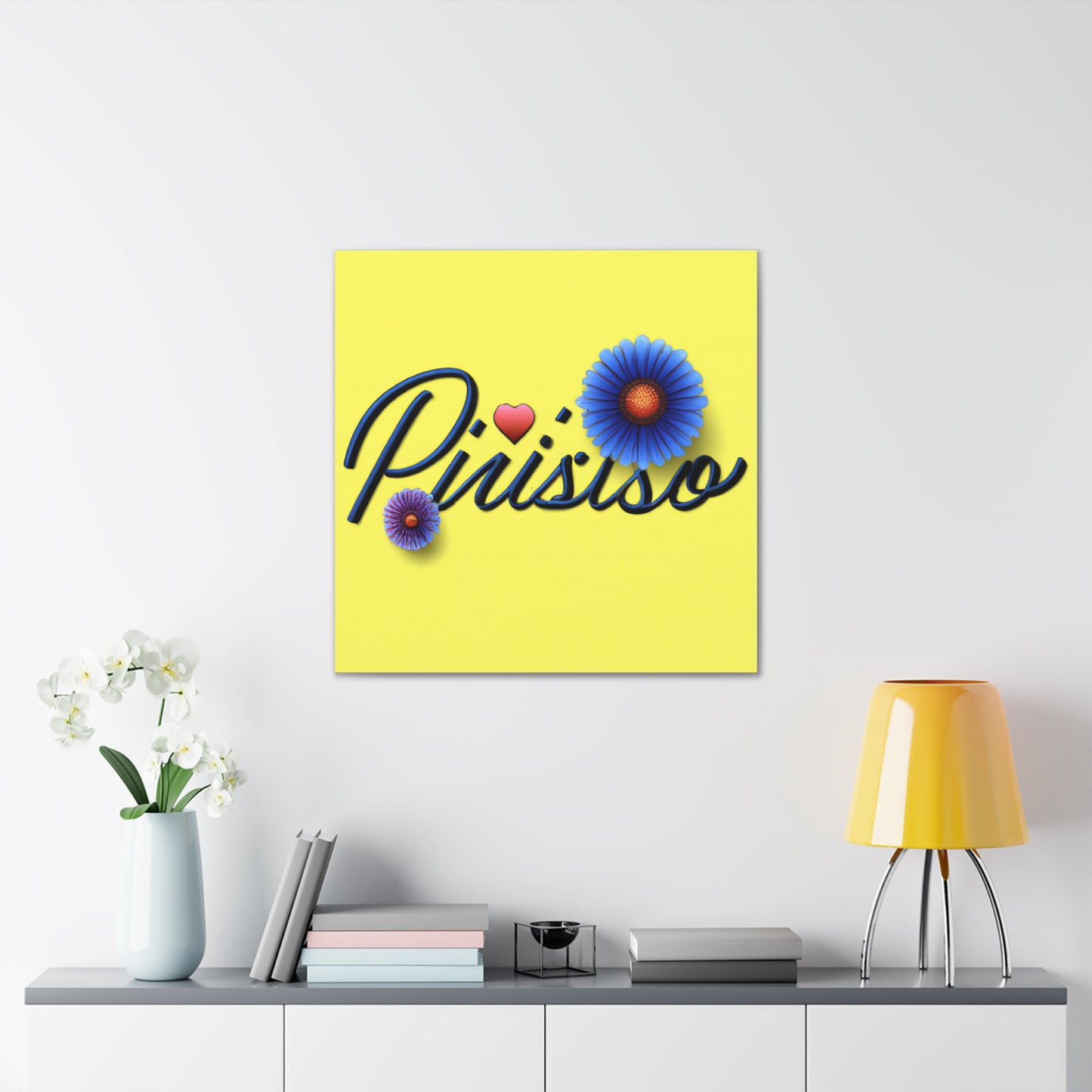"Flowers Canvas Print Inspired by Robert Indiana - Art for Your Home” by PenPencilArt