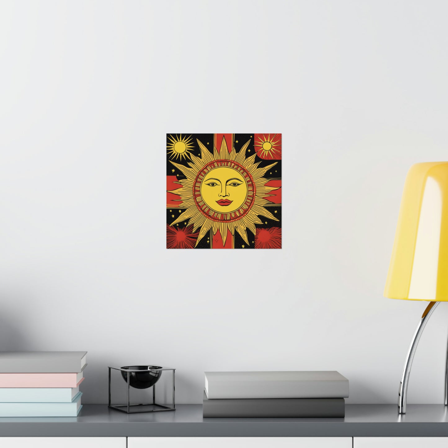 "Andy Warhol Inspired "The Sun" Poster Print" by PenPencilArt