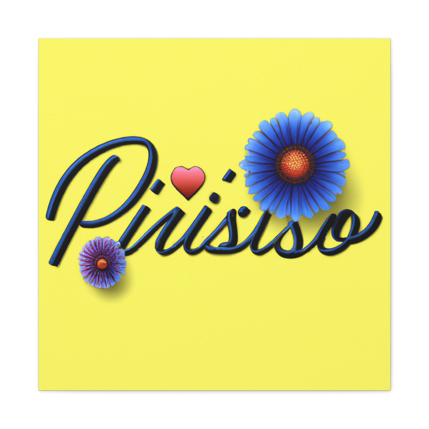 "Flowers Canvas Print Inspired by Robert Indiana - Art for Your Home” by PenPencilArt