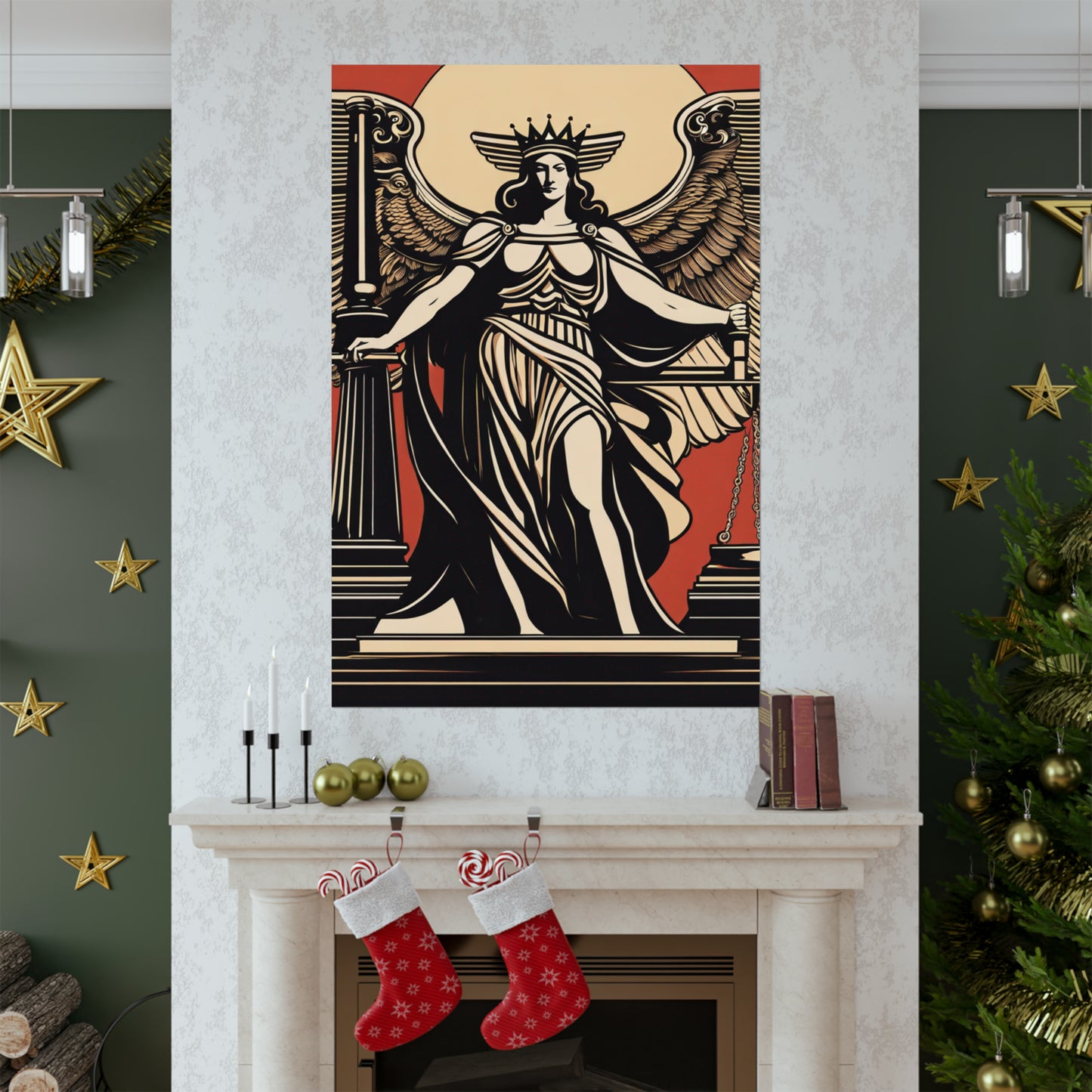 "Hariton Pushwagner-Inspired Justice Poster Print" by PenPencilArt