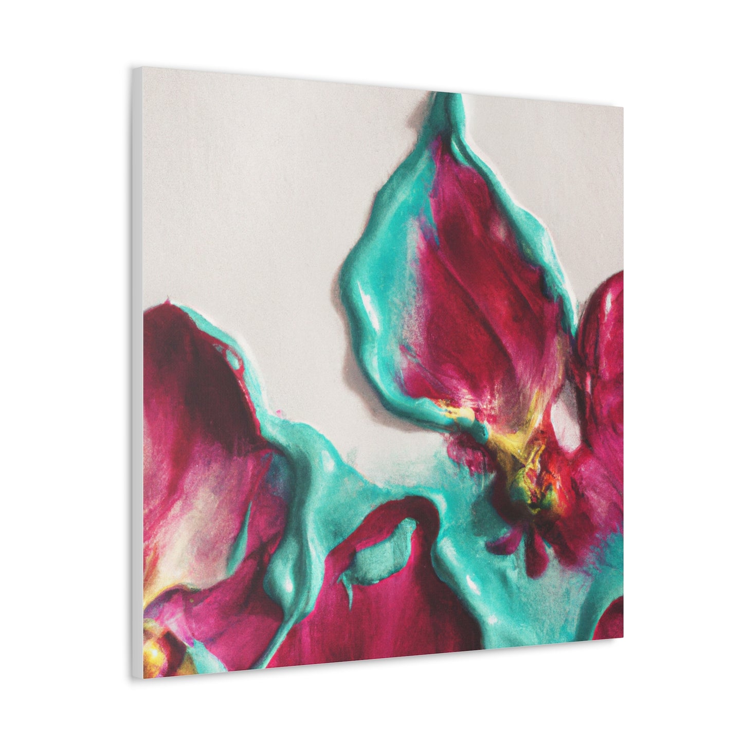 "Helen Frankenthaler-Inspired Floral Canvas Prints" by PenPencilArt