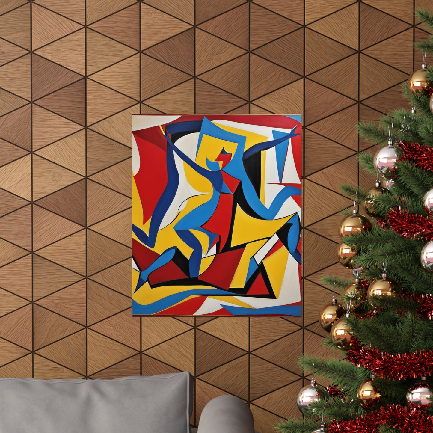 "The Art of Justice: A Willem de Kooning-Inspired Poster Print" by PenPencilArt