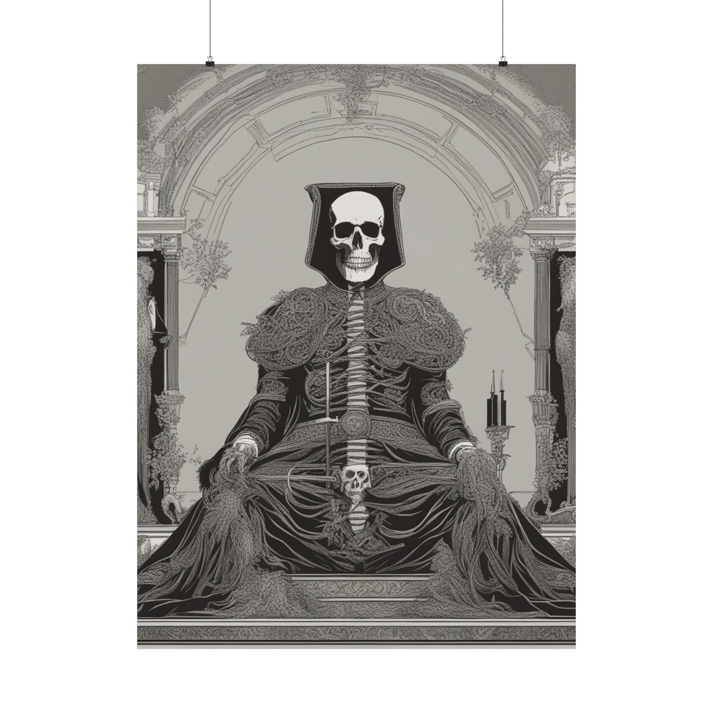 'Hariton Pushwagner-Inspired 'Death' Poster Print' by PenPencilArt