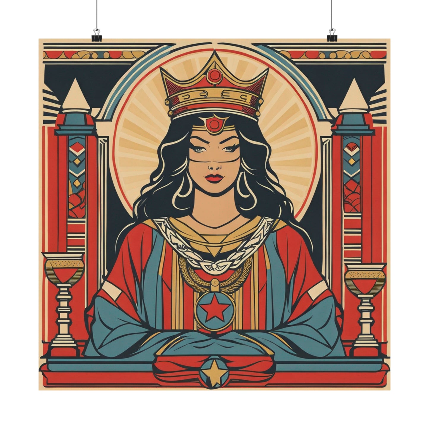 "Justice Inspired Nara Yoshimoto Poster Prints" by PenPencilArt