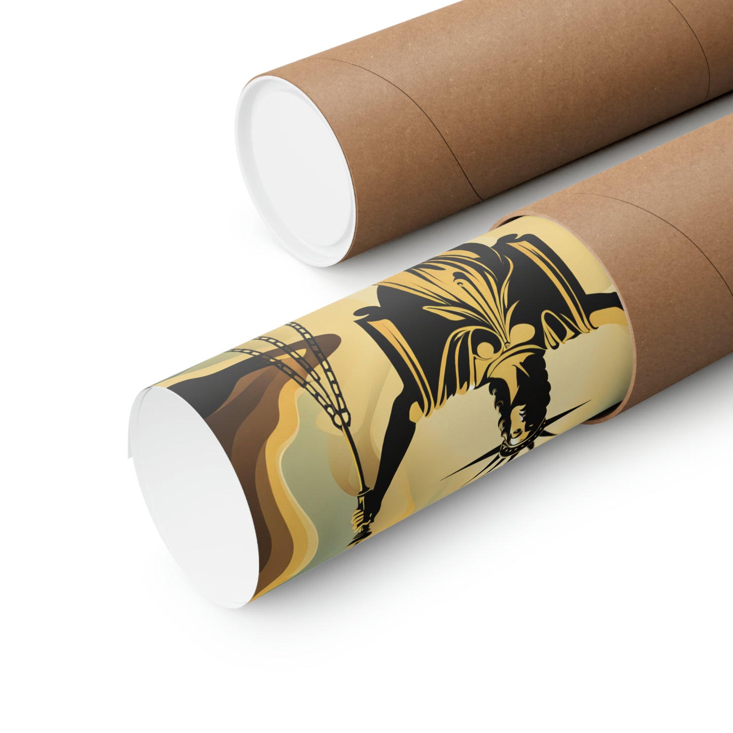 "Dalí-Inspired Justice Poster Print: An Eye-Catching Artwork" by PenPencilArt