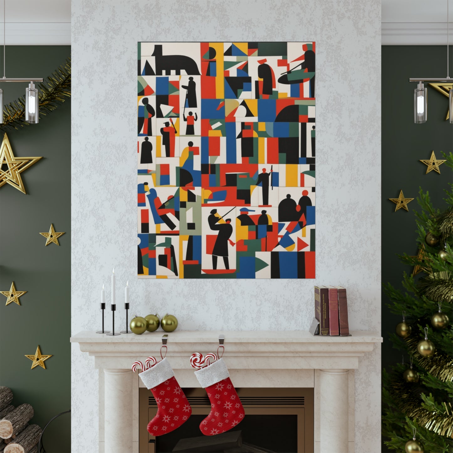 "Kazimir Malevich-Inspired Death Poster Print" by PenPencilArt