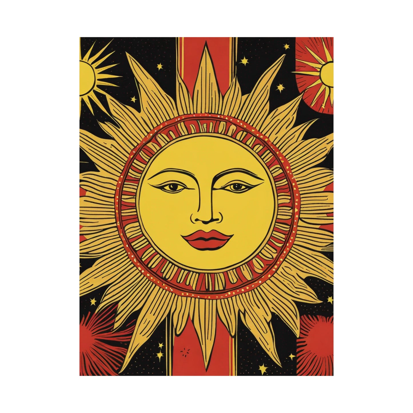 "Andy Warhol Inspired "The Sun" Poster Print" by PenPencilArt