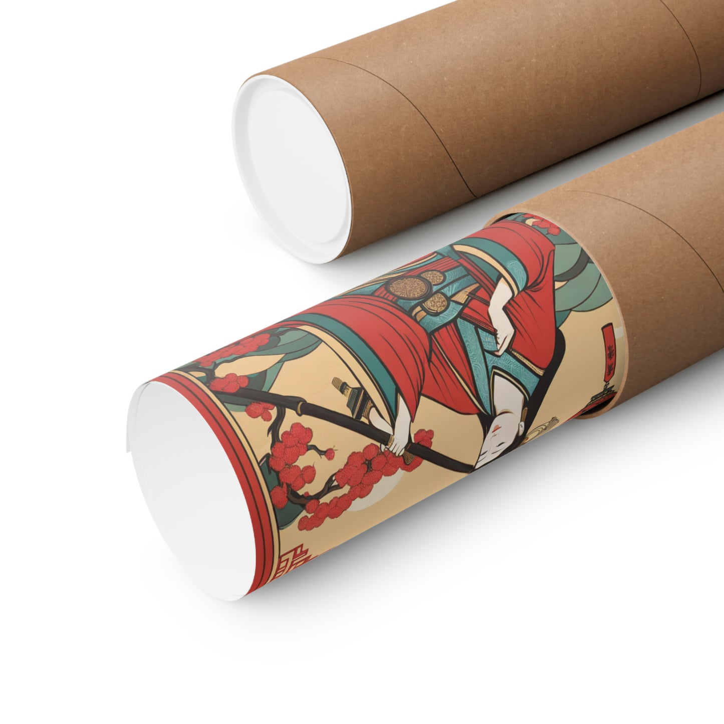 "Qiu Ying-Inspired Justice Poster Prints for Home Decor" by PenPencilArt