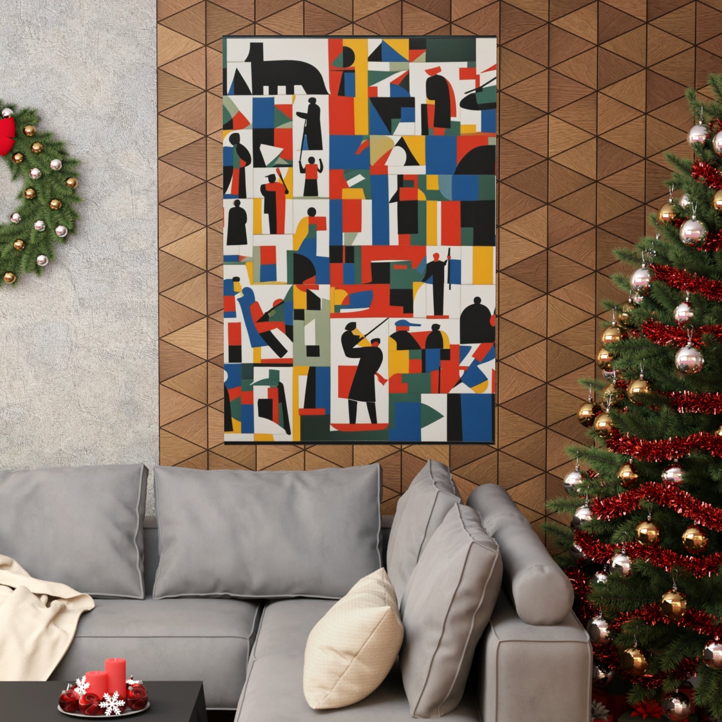 "Kazimir Malevich-Inspired Death Poster Print" by PenPencilArt