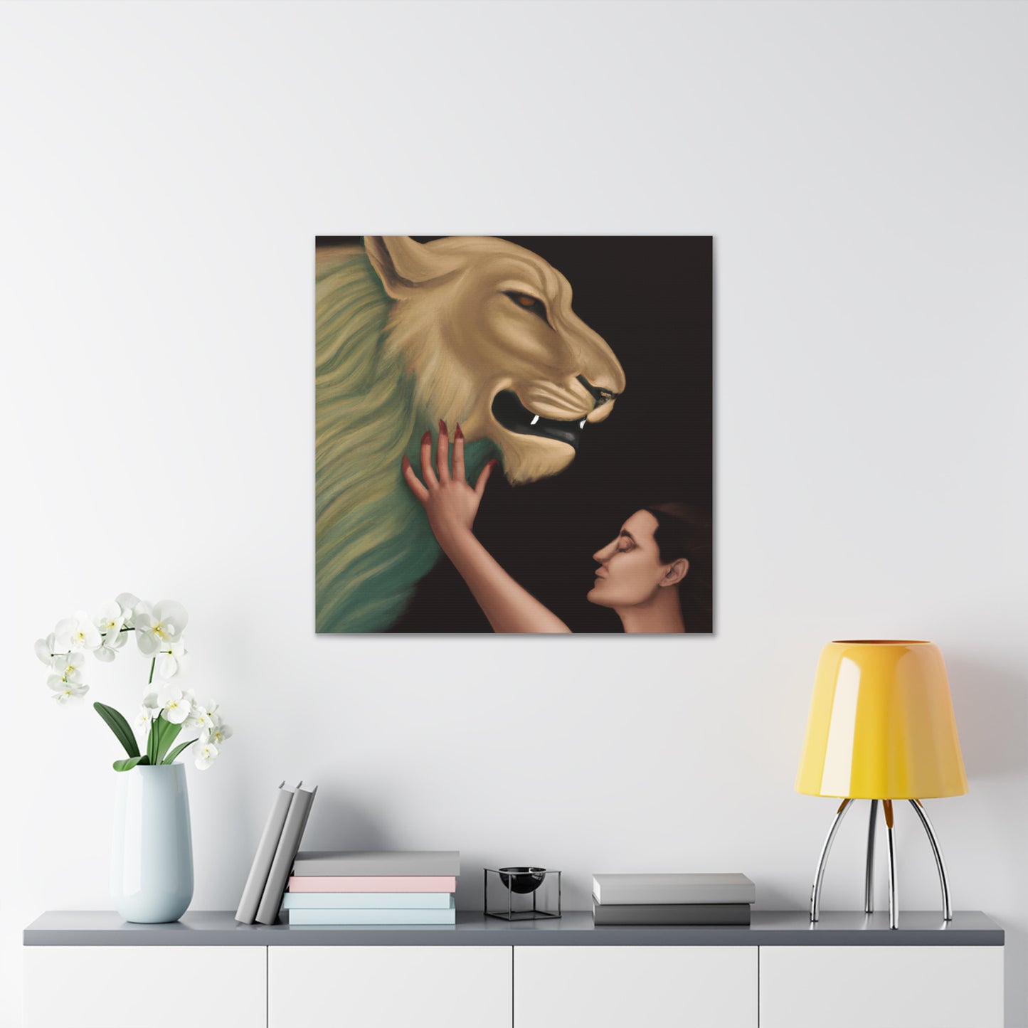 "Strength-Inspired Canvas Prints in the Style of Georgia O'Keeffe" by PenPencilArt