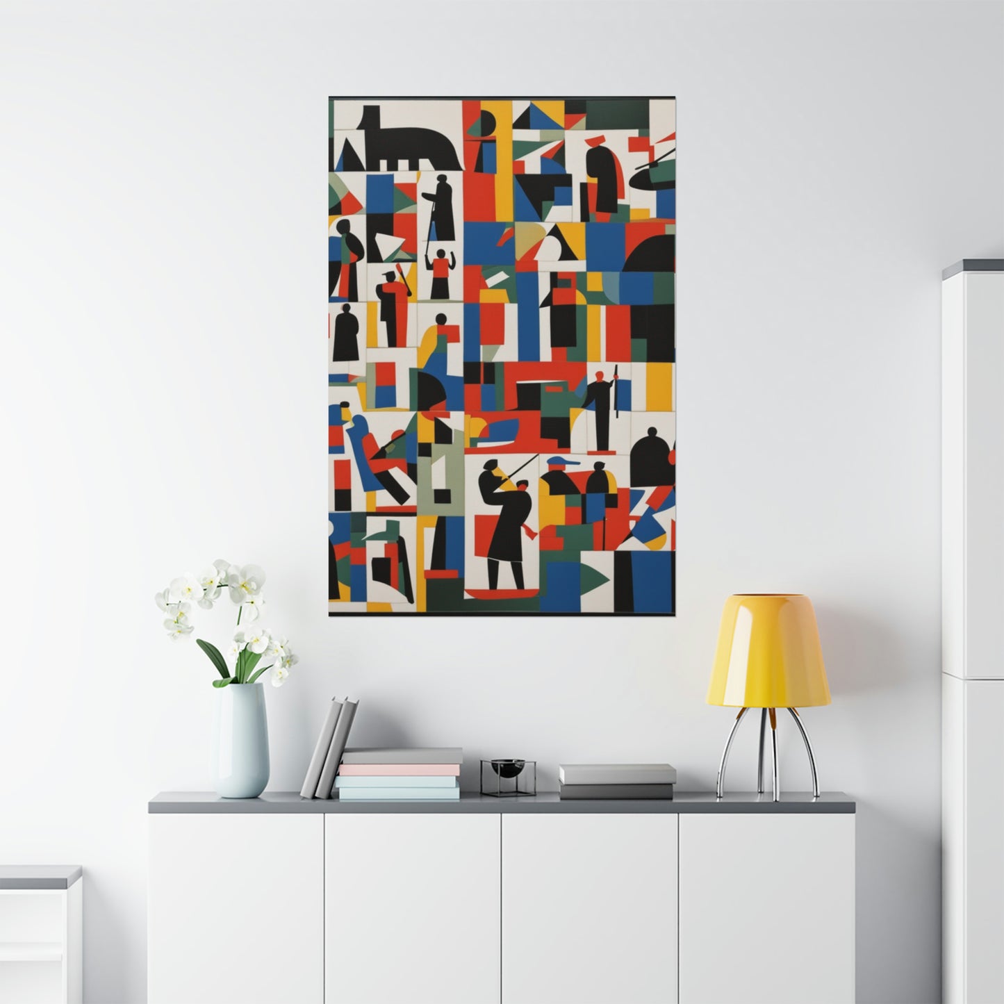 "Kazimir Malevich-Inspired Death Poster Print" by PenPencilArt