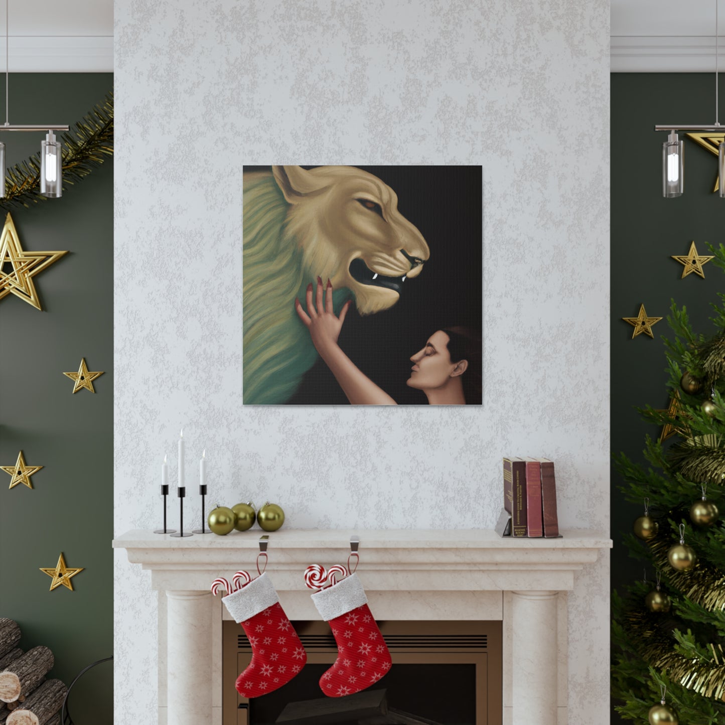"Strength-Inspired Canvas Prints in the Style of Georgia O'Keeffe" by PenPencilArt