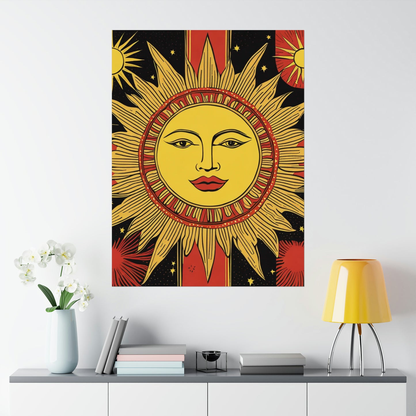 "Andy Warhol Inspired "The Sun" Poster Print" by PenPencilArt