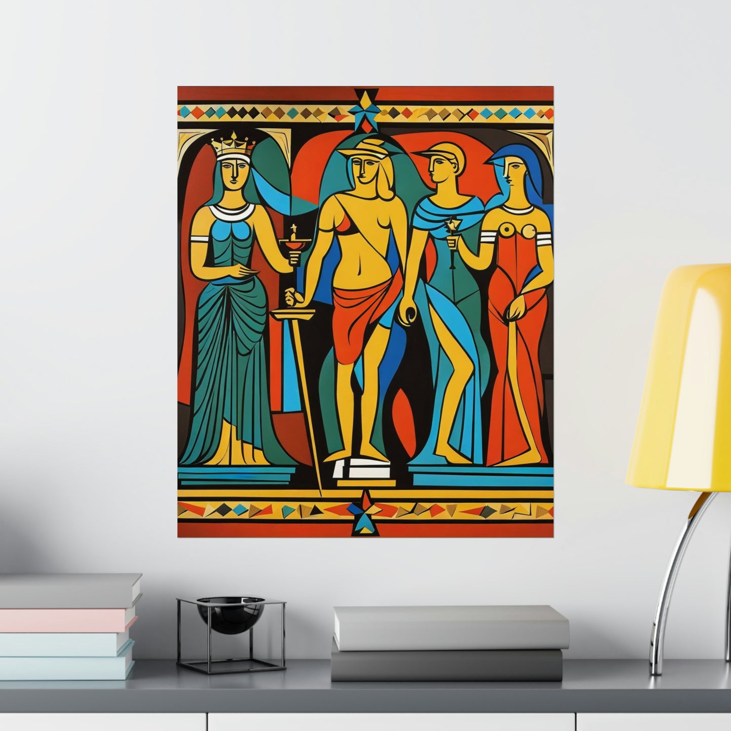 "Justice Art Poster Print Inspired by Pablo Picasso" by PenPencilArt