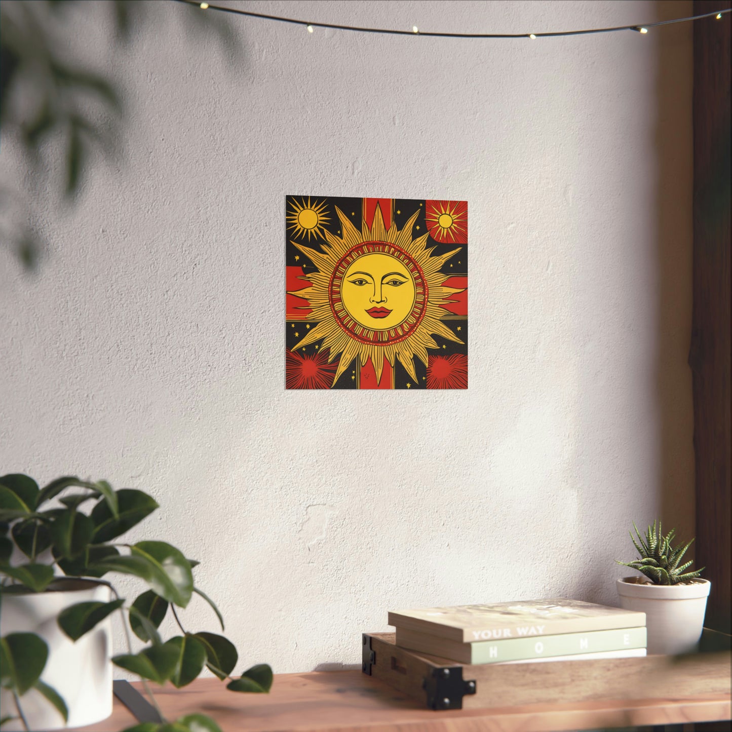 "Andy Warhol Inspired "The Sun" Poster Print" by PenPencilArt
