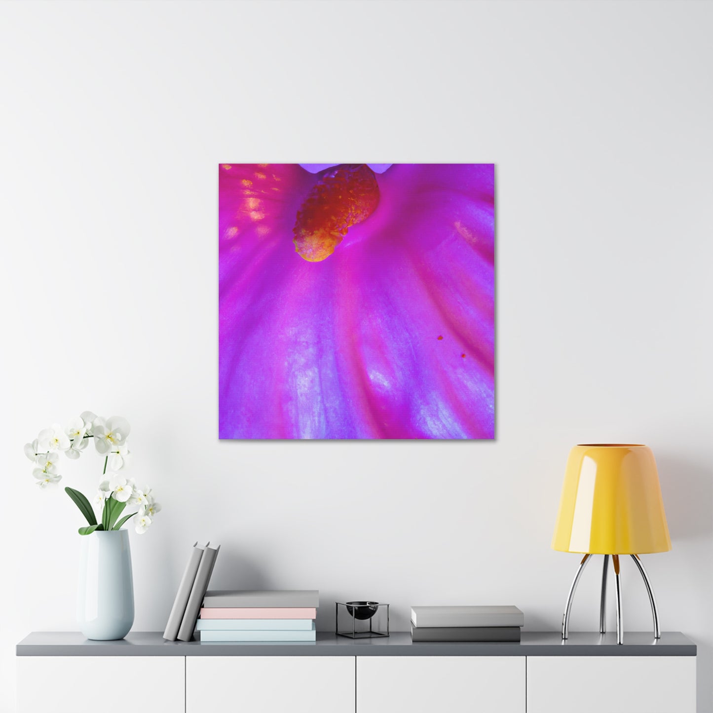 "Vibrant Floral Canvas Prints Inspired by Georgia O'Keeffe Artwork" by PenPencilArt