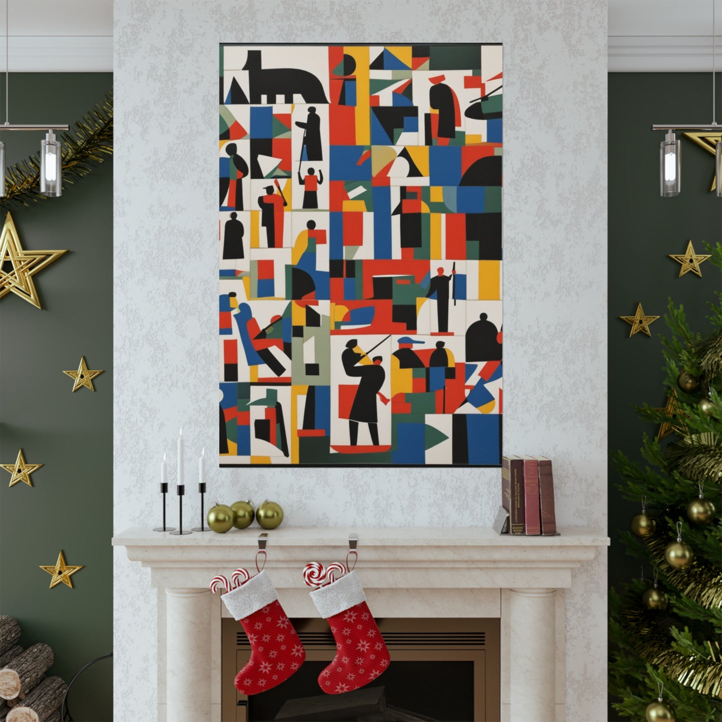 "Kazimir Malevich-Inspired Death Poster Print" by PenPencilArt