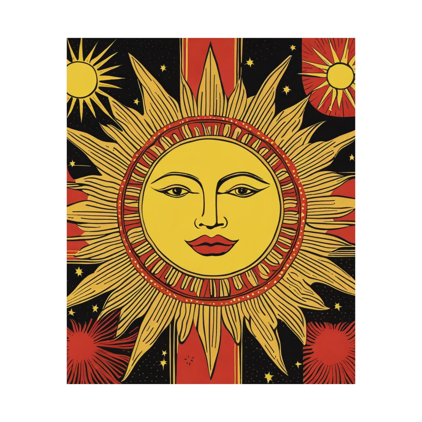 "Andy Warhol Inspired "The Sun" Poster Print" by PenPencilArt