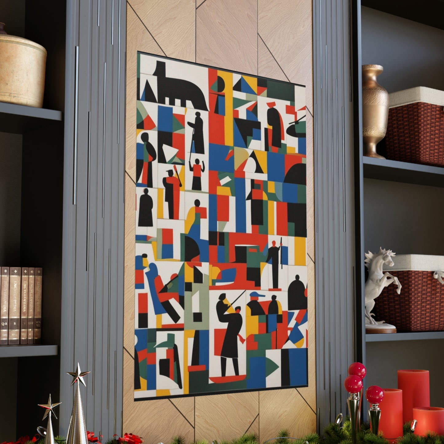 "Kazimir Malevich-Inspired Death Poster Print" by PenPencilArt