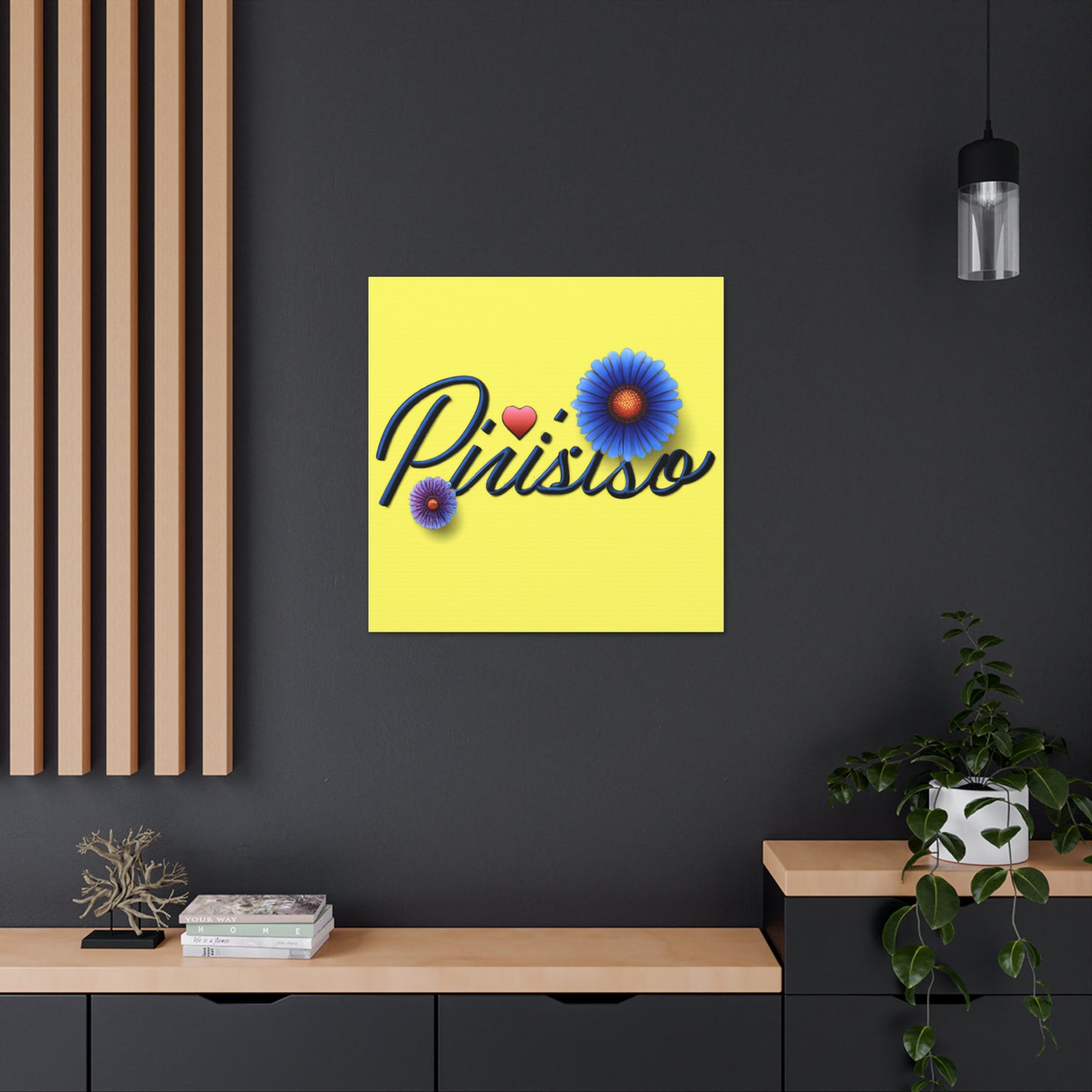 "Flowers Canvas Print Inspired by Robert Indiana - Art for Your Home” by PenPencilArt