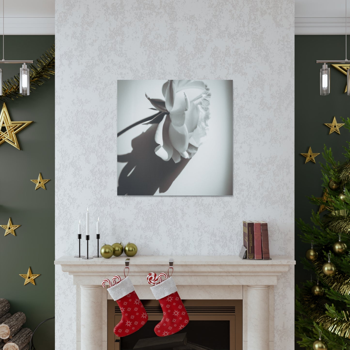 "Mel Ramos Inspired Floral Canvas Prints" by PenPencilArt