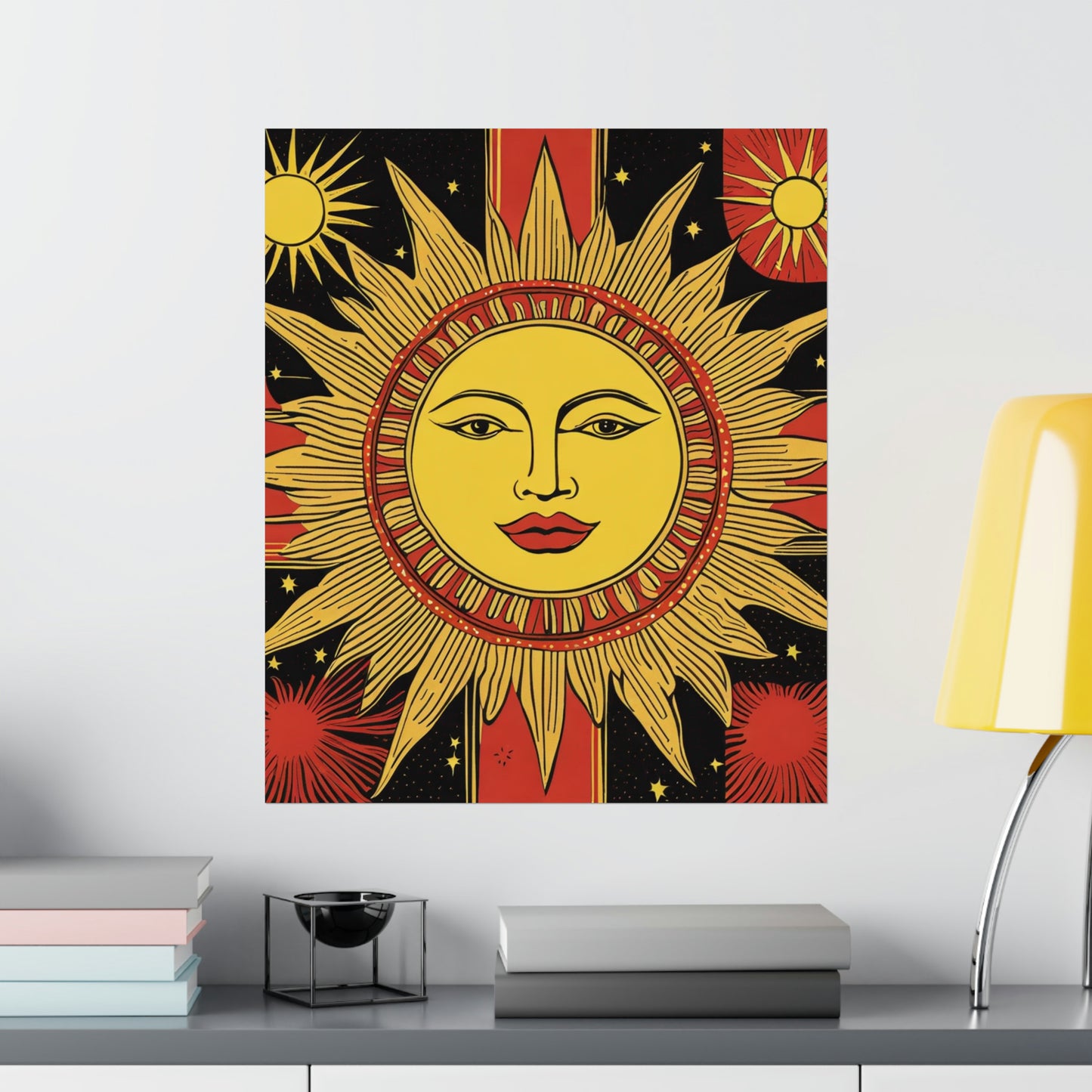 "Andy Warhol Inspired "The Sun" Poster Print" by PenPencilArt