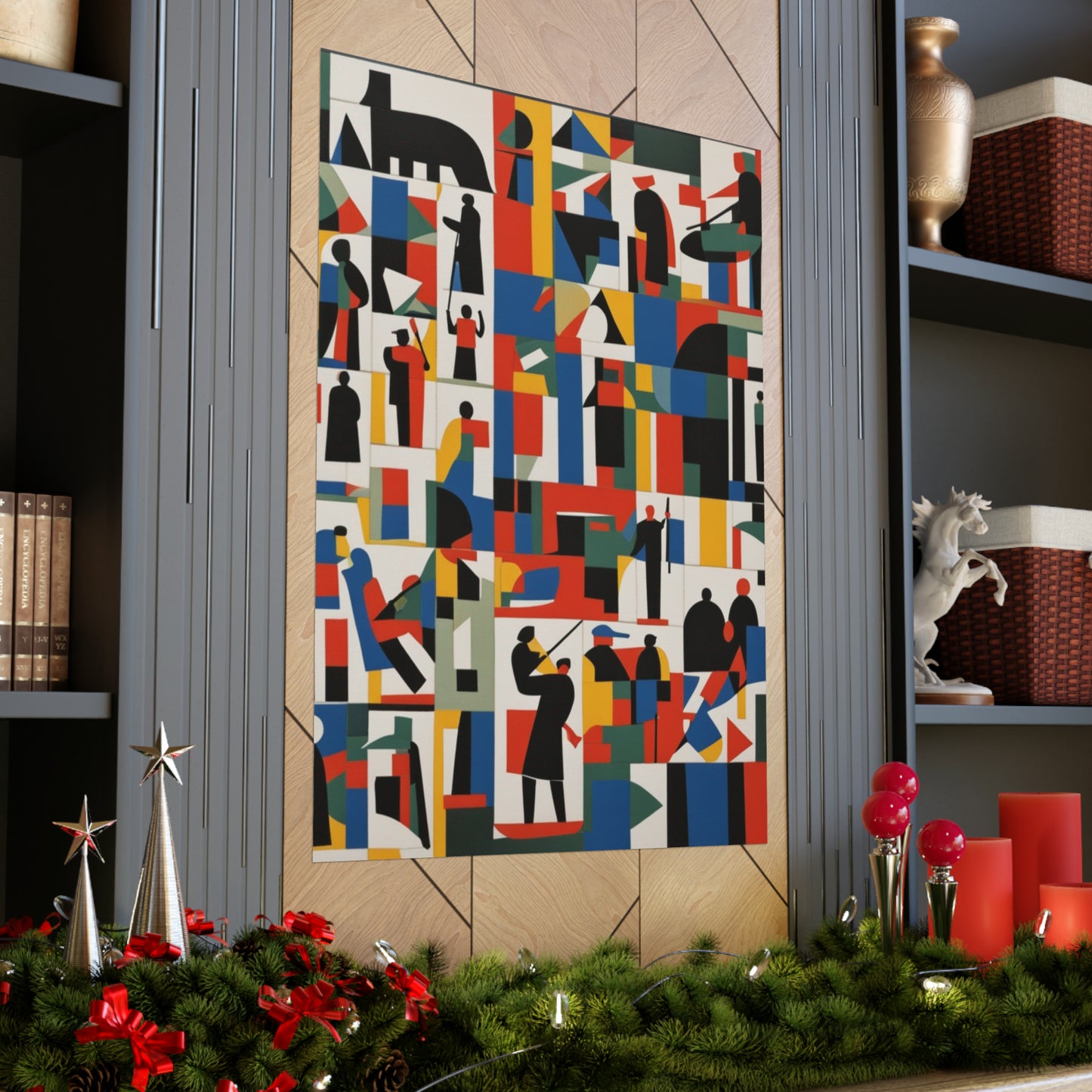 "Kazimir Malevich-Inspired Death Poster Print" by PenPencilArt