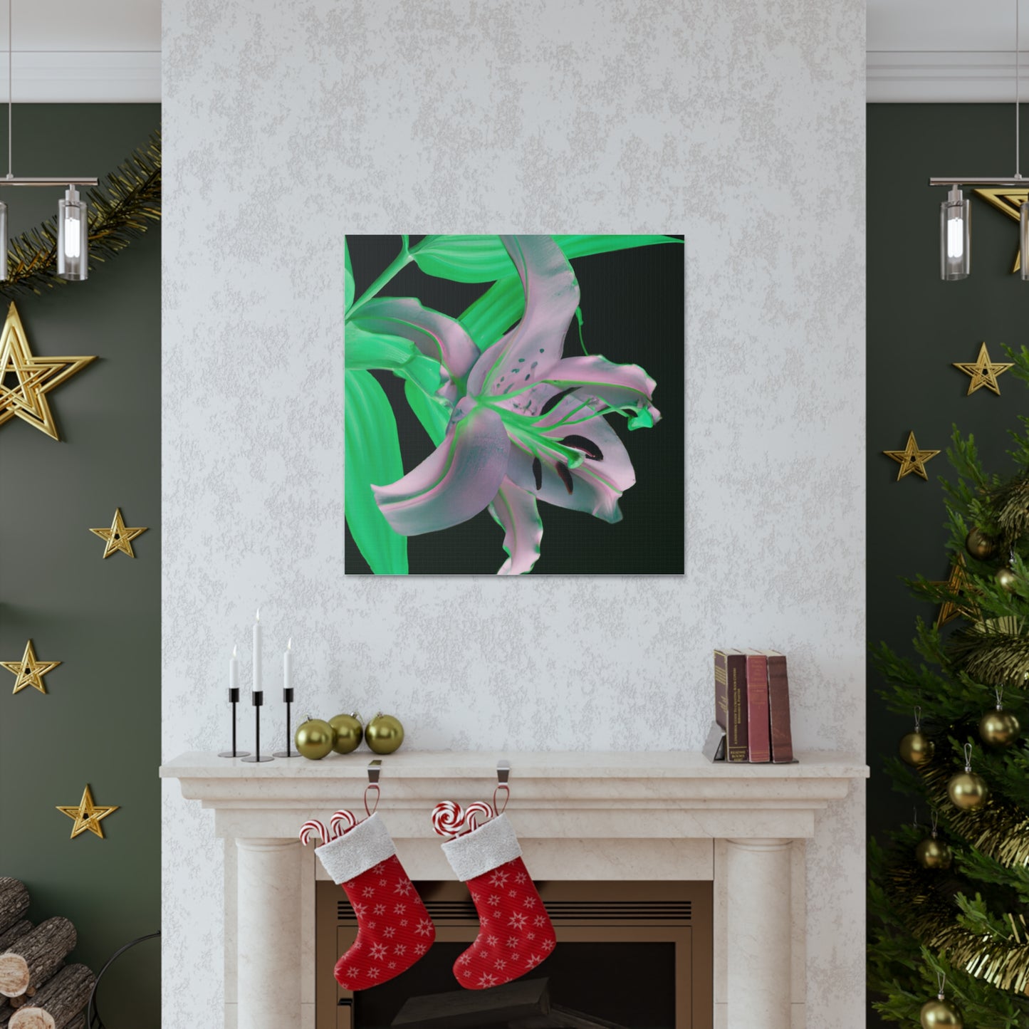 "Hariton Pushwagner-Inspired Flower Canvas Prints" by PenPencilArt