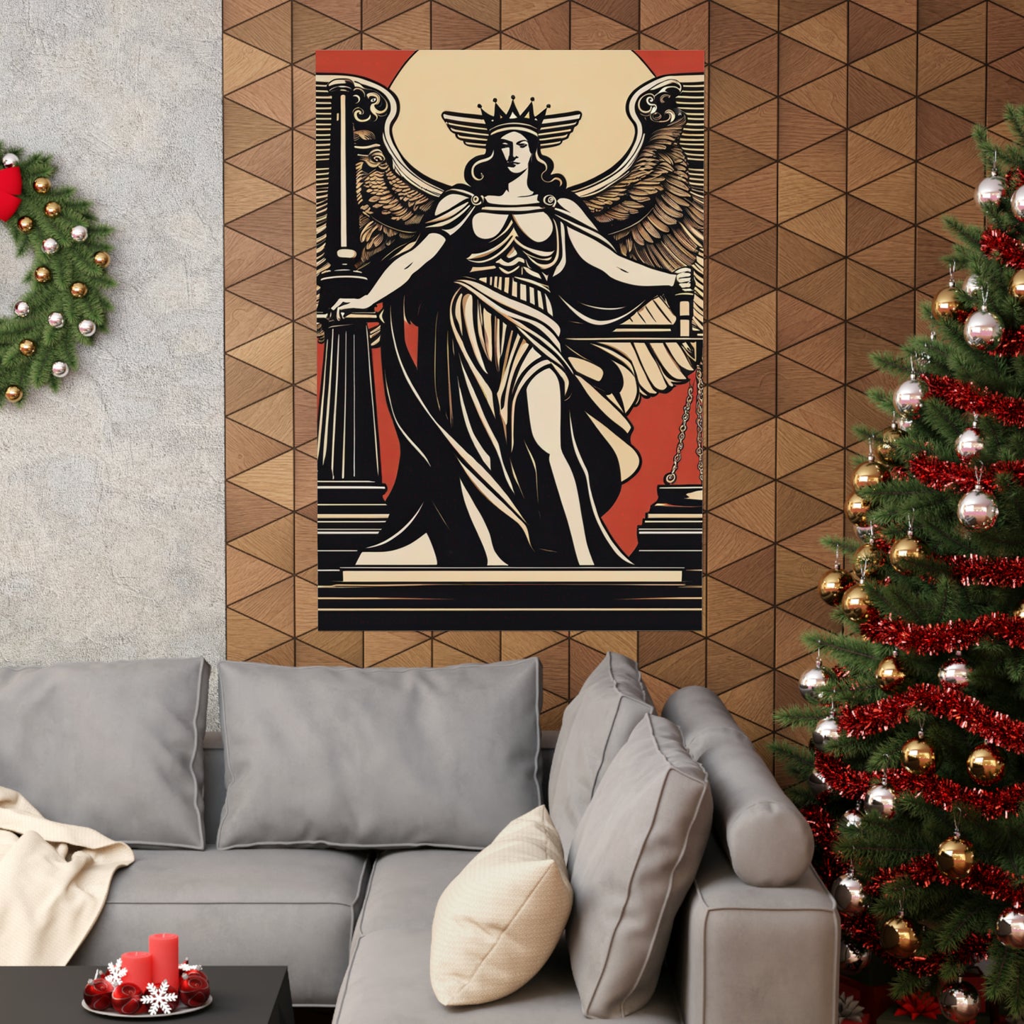 "Hariton Pushwagner-Inspired Justice Poster Print" by PenPencilArt