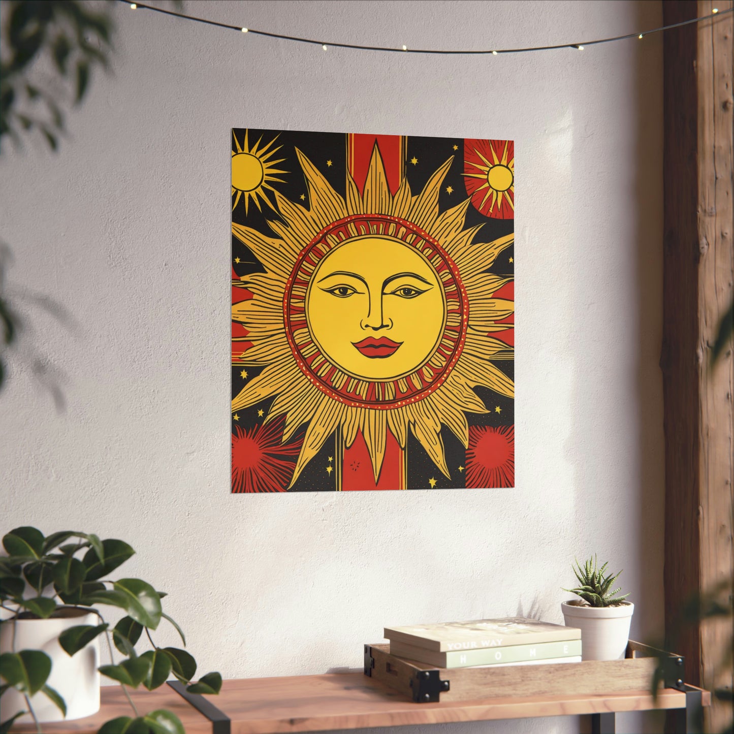 "Andy Warhol Inspired "The Sun" Poster Print" by PenPencilArt