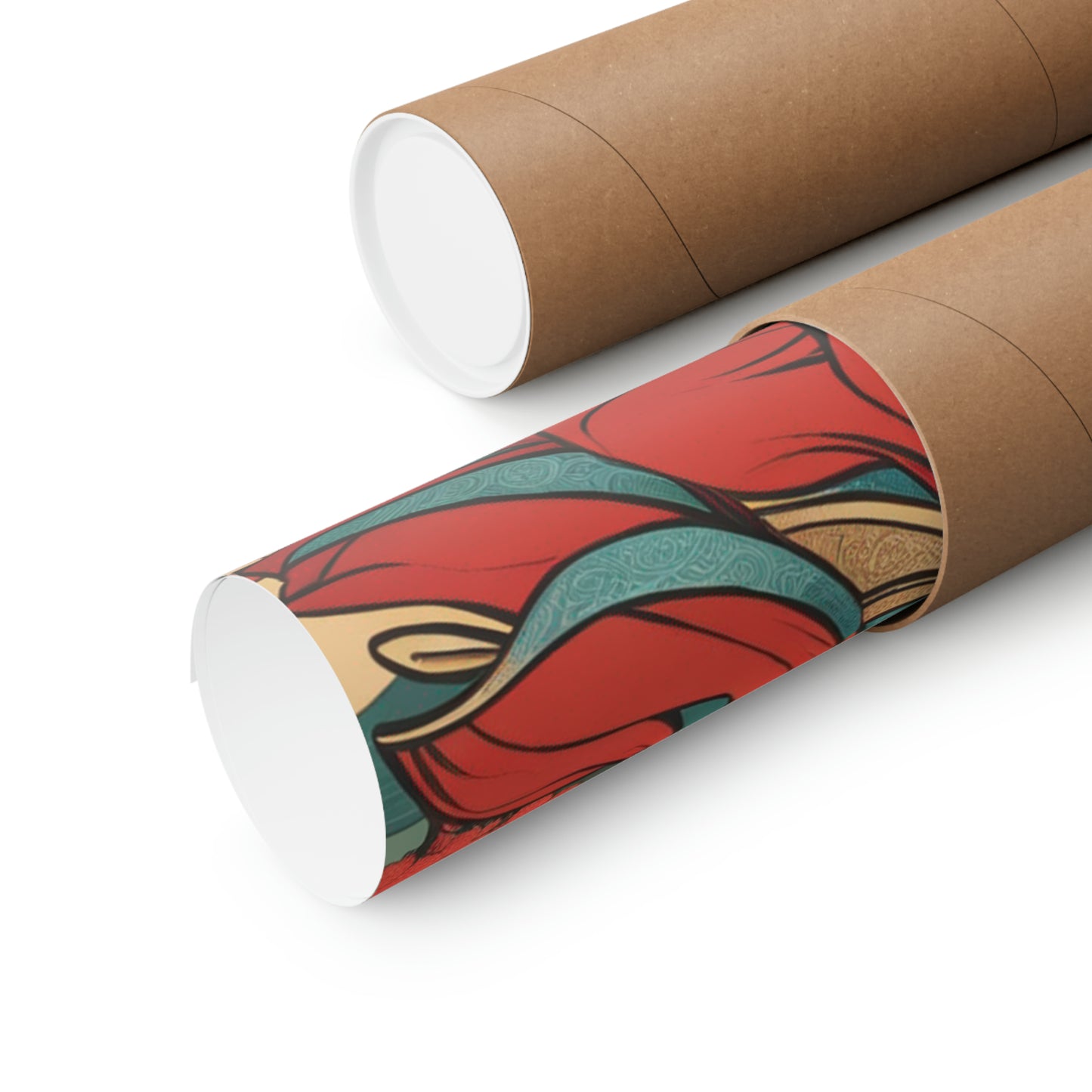 "Qiu Ying-Inspired Justice Poster Prints for Home Decor" by PenPencilArt