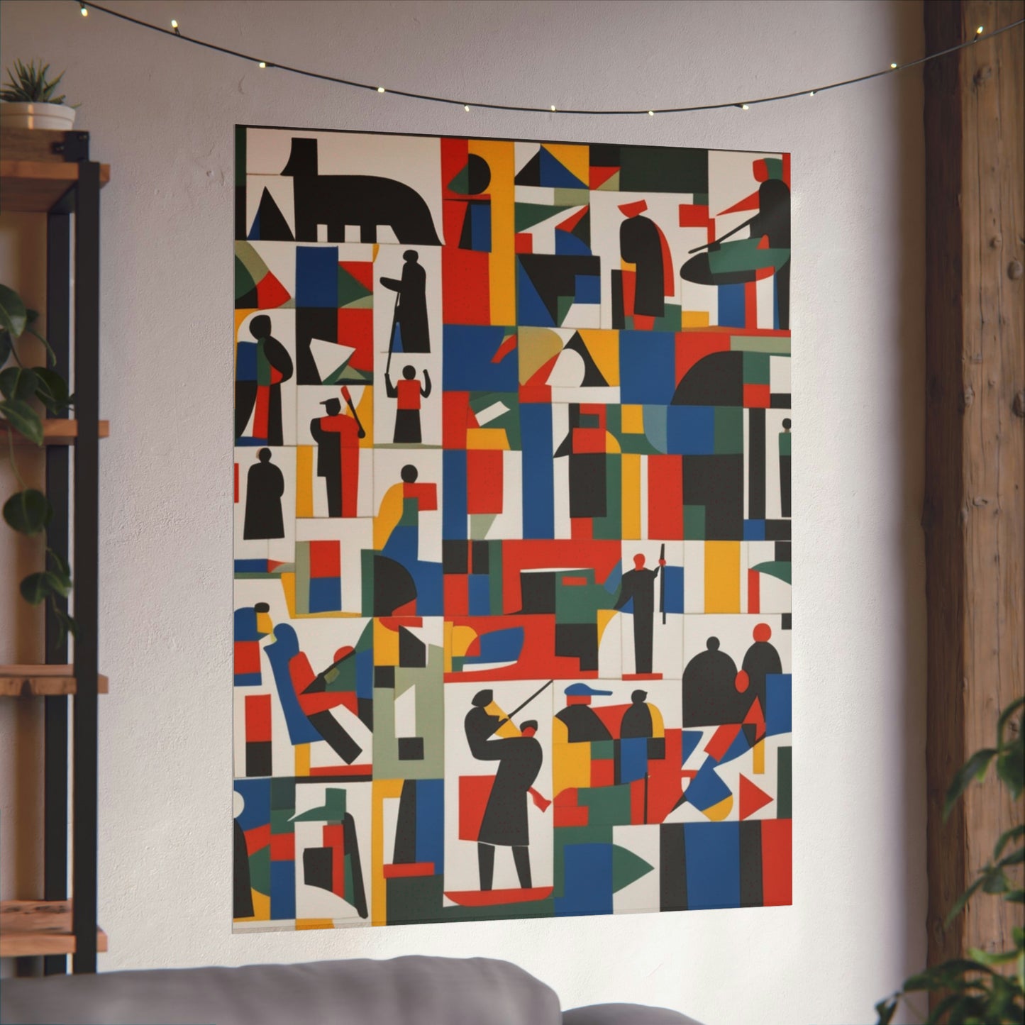 "Kazimir Malevich-Inspired Death Poster Print" by PenPencilArt
