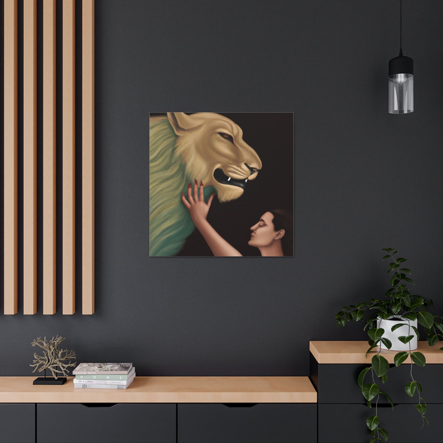 "Strength-Inspired Canvas Prints in the Style of Georgia O'Keeffe" by PenPencilArt