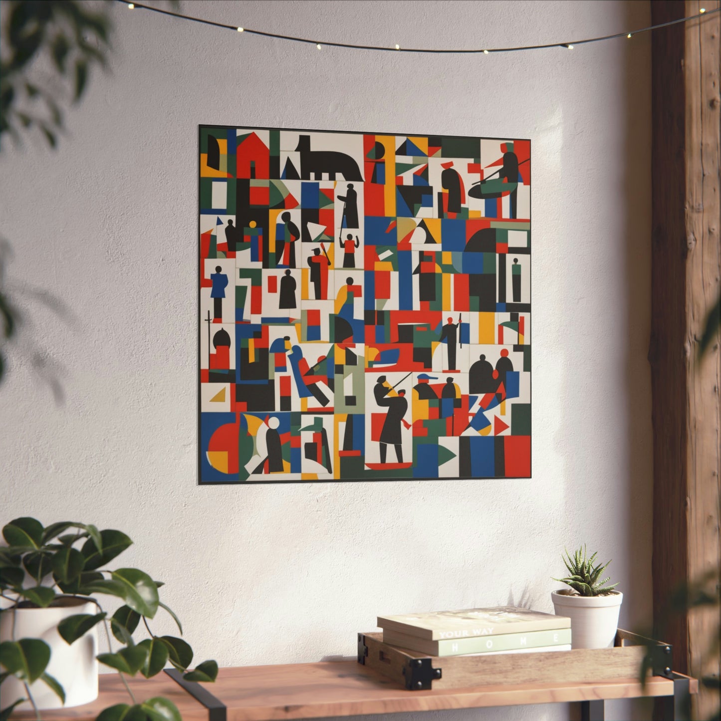"Kazimir Malevich-Inspired Death Poster Print" by PenPencilArt