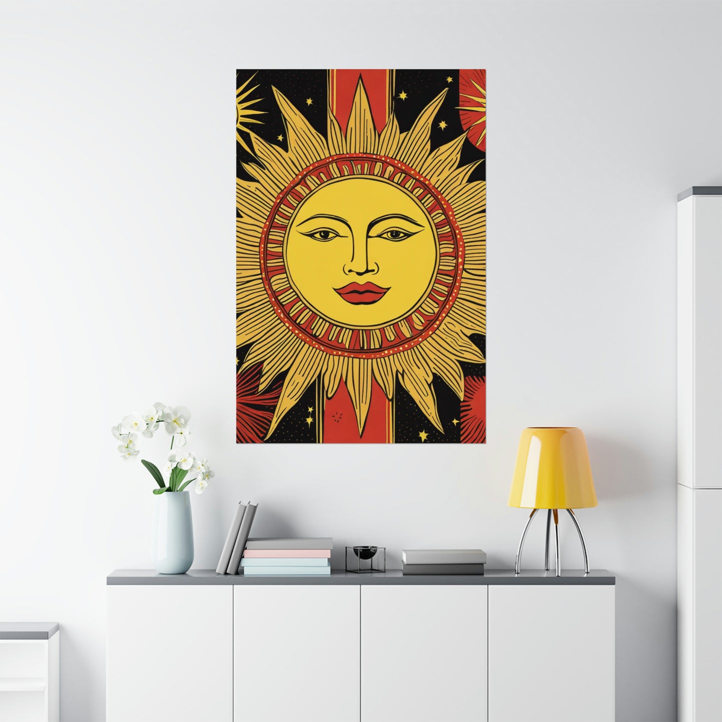 "Andy Warhol Inspired "The Sun" Poster Print" by PenPencilArt