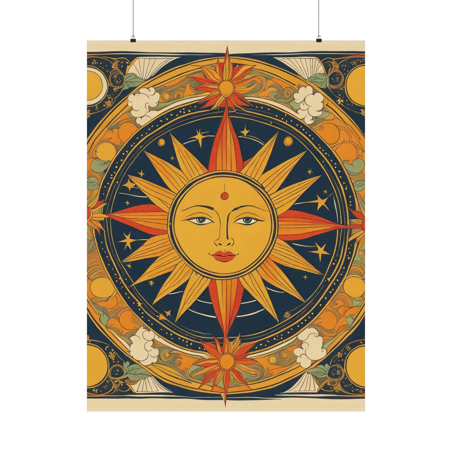 "Nara Yoshimoto-Inspired 'The Sun' Poster Print" by PenPencilArt