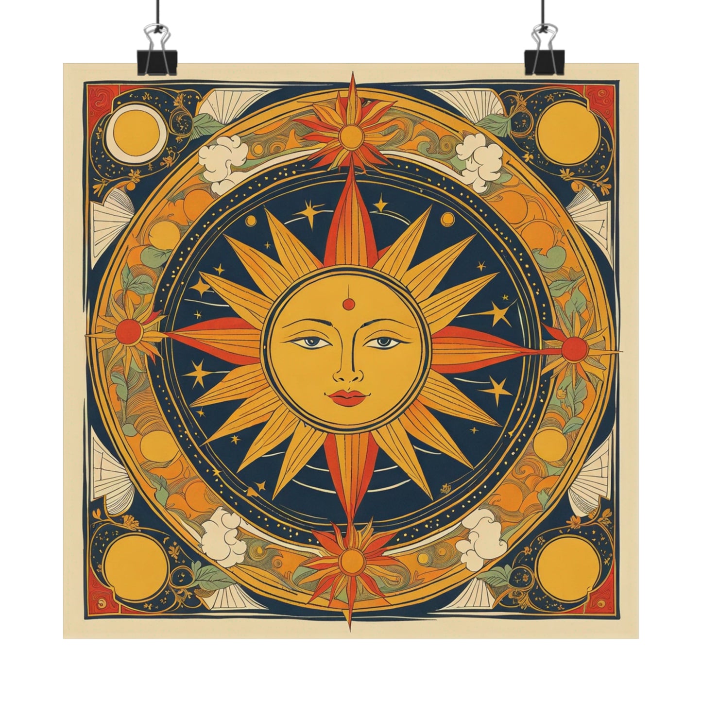 "Nara Yoshimoto-Inspired 'The Sun' Poster Print" by PenPencilArt