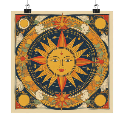 "Nara Yoshimoto-Inspired 'The Sun' Poster Print" by PenPencilArt