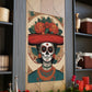 "Frida Kahlo-Inspired 'Death' Decorative Poster Print" by PenPencilArt