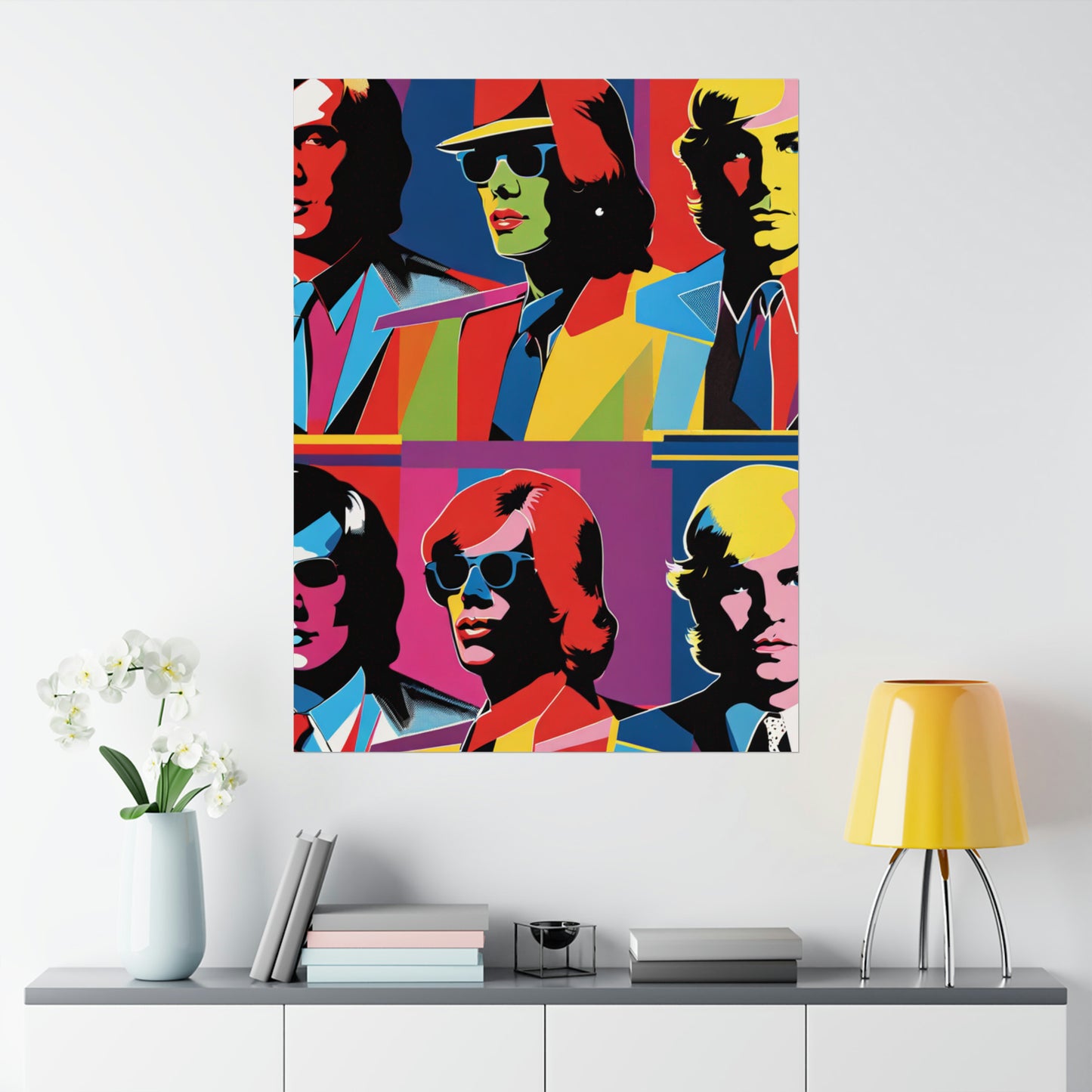 "Andy Warhol-Inspired Justice Poster Prints for Home Decor" by PenPencilArt